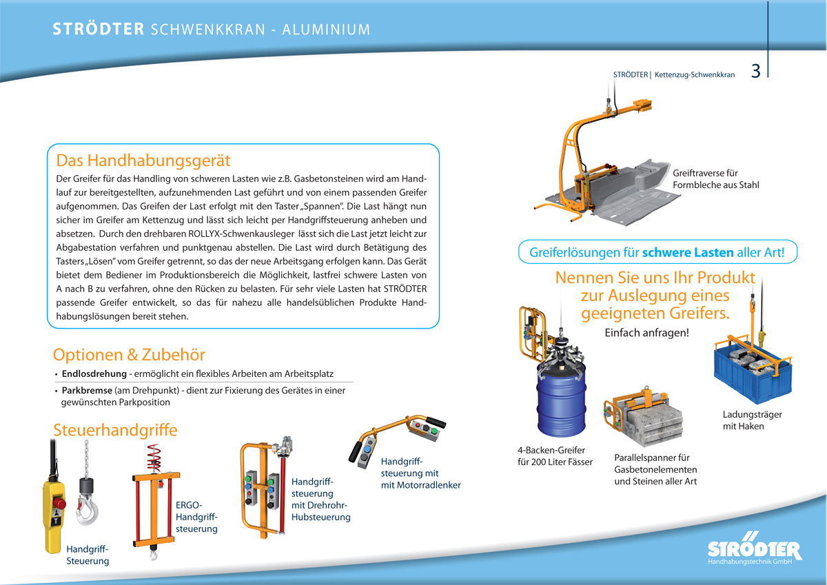 Chain hoist - slewing crane-S3