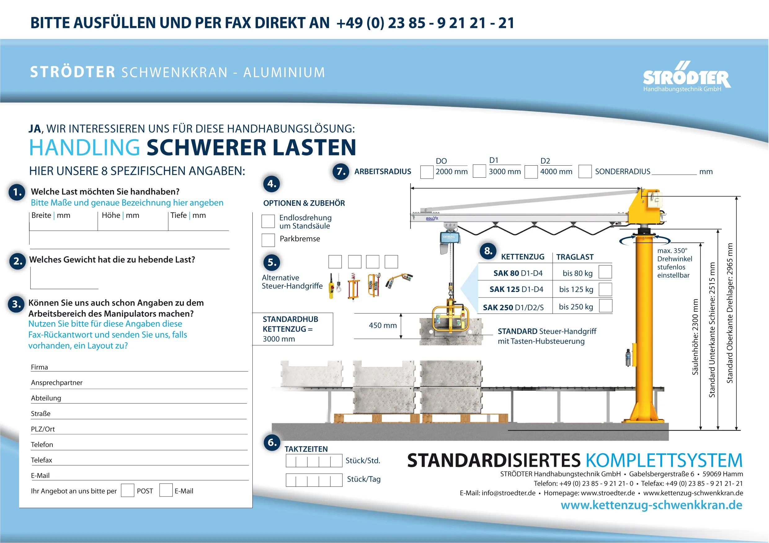Chain hoist - slewing crane-S5